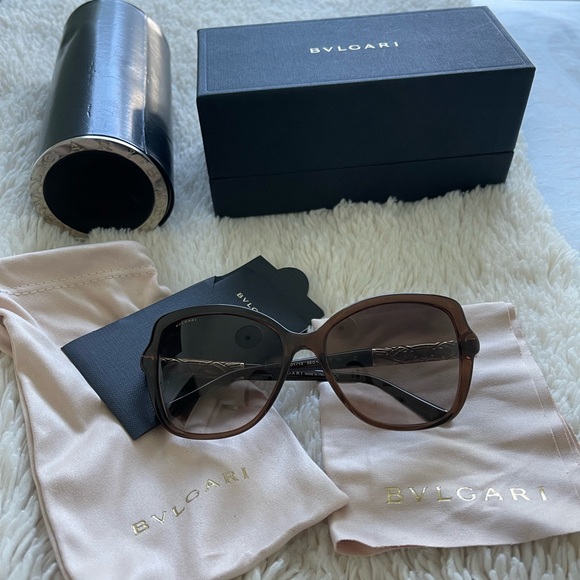 BVLGARI Accessories - Bulgari tortoise sunglasses